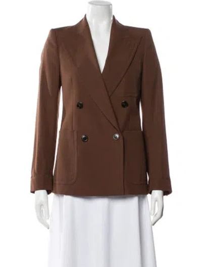 Pre-owned Dries Van Noten Wool Blazer In Brown