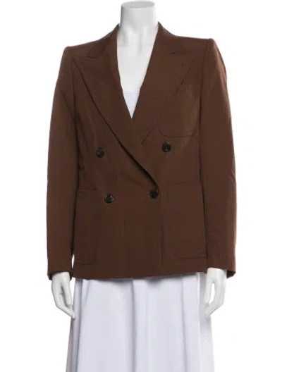 Pre-owned Dries Van Noten Wool Blazer In Brown