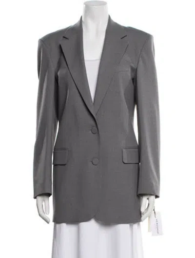 Pre-owned Dries Van Noten Wool Blazer In Gray