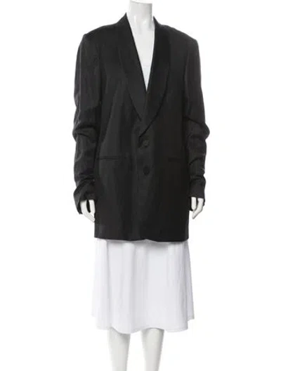 Pre-owned Dries Van Noten Wool Blazer In Gray