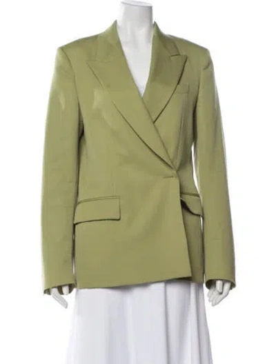 Pre-owned Dries Van Noten Wool Blazer In Green