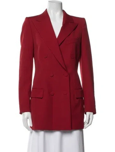 Pre-owned Dries Van Noten Wool Blazer In Orange