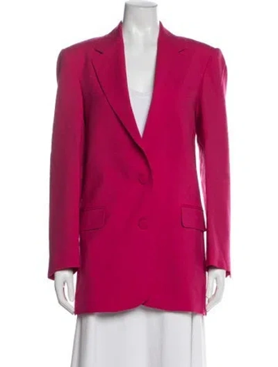 Pre-owned Dries Van Noten Wool Blazer In Red