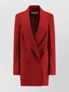 Dries Van Noten Wool Blazer With Covered Buttons And Wide Lapel