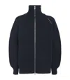 Dries Van Noten Wool-blend Asymmetric-zip Sweater In Black