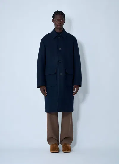 Dries Van Noten Wool-blend Coat In Animal Print
