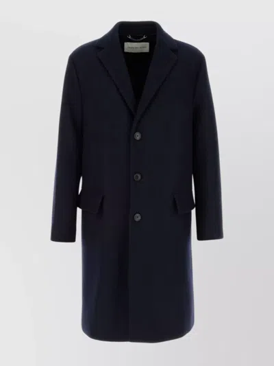 DRIES VAN NOTEN WOOL BLEND COAT WITH LONG SLEEVES AND VENT