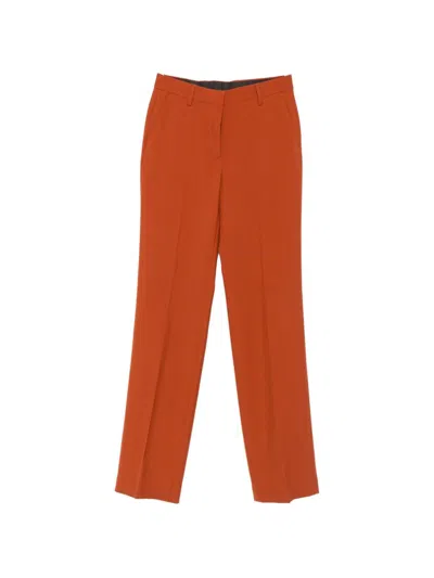 Dries Van Noten Wool Blend Pants In Brown