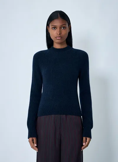 Dries Van Noten Wool-blend Sweater In Blue