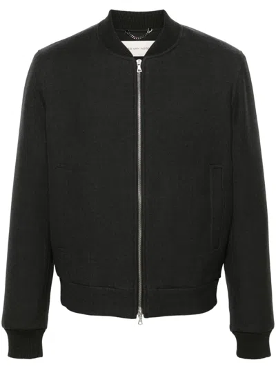 Dries Van Noten Bomberjacke Aus Wolle In Grey