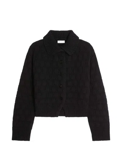 Dries Van Noten Wool Cardigan In Black
