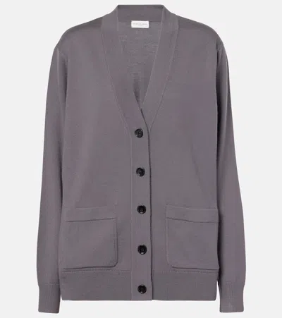 Dries Van Noten Wool Cardigan In Grey