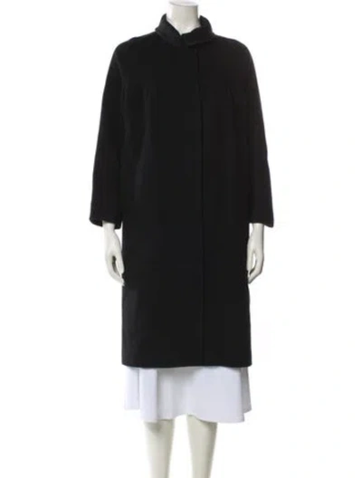 Pre-owned Dries Van Noten Wool Coat In Black