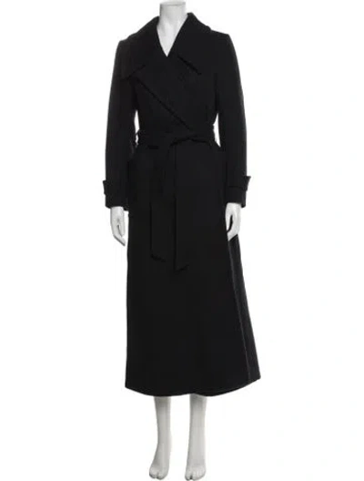 Pre-owned Dries Van Noten Wool Coat In Black