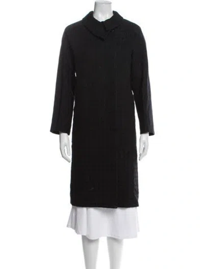 Pre-owned Dries Van Noten Wool Coat In Black