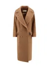 Dries Van Noten Double-breasted Wool Coat In Brown