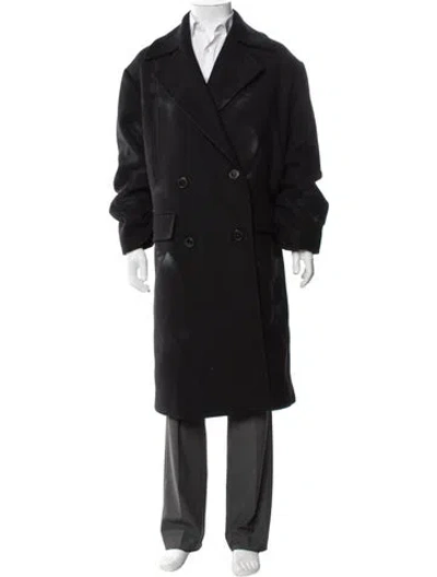 Pre-owned Dries Van Noten Wool Coat W/ Tags In Black