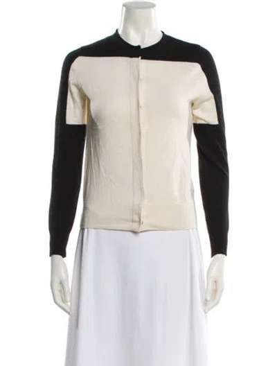 Pre-owned Dries Van Noten Wool Colorblock Pattern Sweater