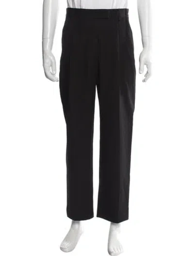 Pre-owned Dries Van Noten Wool Dress Pants In Gray
