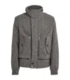 Dries Van Noten Wool Field Jacket In Gray
