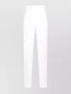 Dries Van Noten Wool Floral Pattern Pants Pockets In White