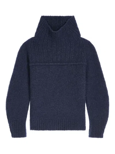 DRIES VAN NOTEN WOOL HIGH-NECK SWEATER