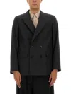 Dries Van Noten Long-sleeved Suit Jacket In Black