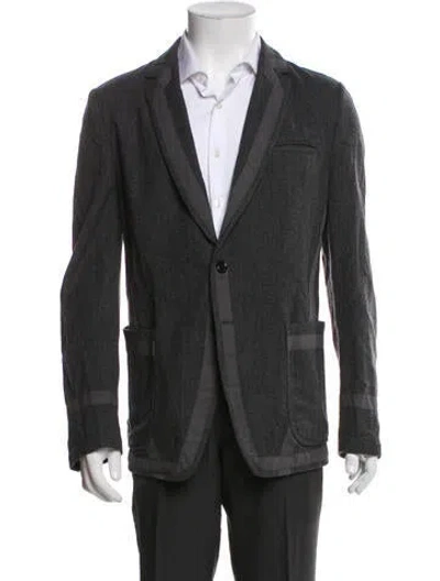 Pre-owned Dries Van Noten Wool Jacket In Gray