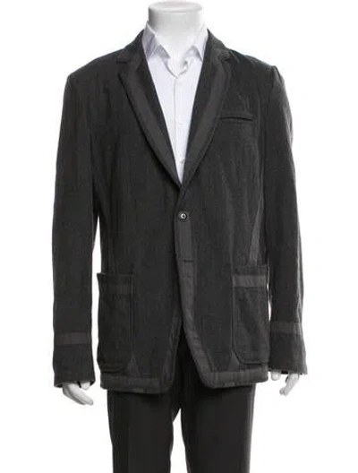 Pre-owned Dries Van Noten Wool Jacket In Grey