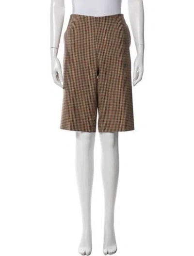 Pre-owned Dries Van Noten Wool Knee-length Shorts In Neutral