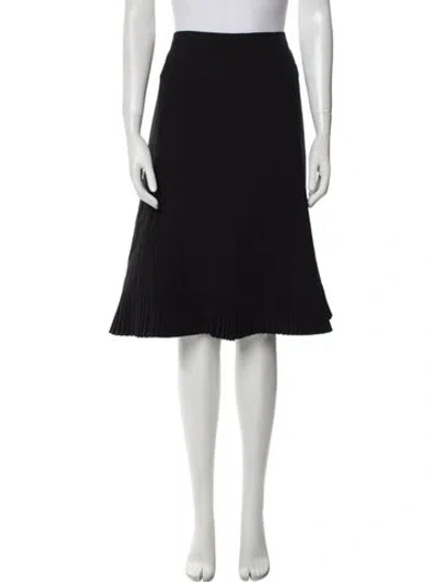 Pre-owned Dries Van Noten Wool Knee-length Skirt In Gray