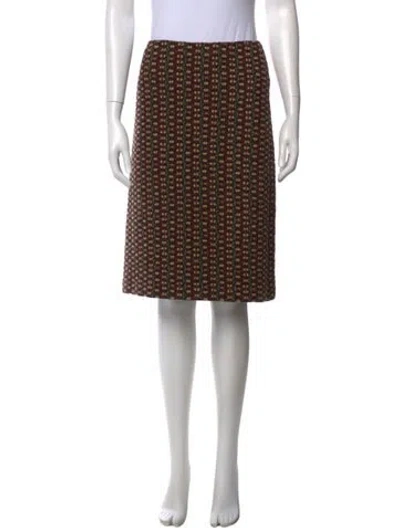 Pre-owned Dries Van Noten Wool Knee-length Skirt In Neutral