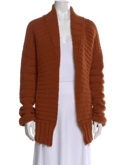 Pre-owned Dries Van Noten Wool Open Front Sweater In Multi