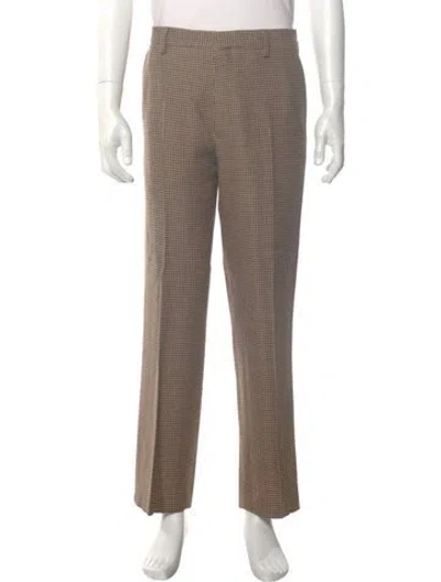Pre-owned Dries Van Noten Wool Pants In Brown