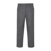Dries Van Noten Wool Pinstriped Pants 4 Pockets In Grey