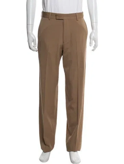 Pre-owned Dries Van Noten Wool Pants In Neutral