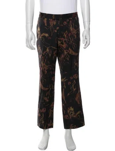 Pre-owned Dries Van Noten Wool Pants W/ Tags In Blue