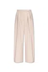 DRIES VAN NOTEN WOOL PANTS WITH PLEATS