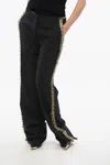 Dries Van Noten Wool Parchia Pants With Decorative Application
