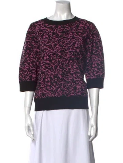 Pre-owned Dries Van Noten Wool Printed Sweater In Multi