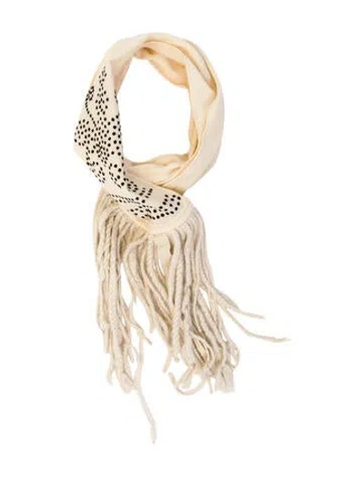 Pre-owned Dries Van Noten Wool Scarf In Neutral