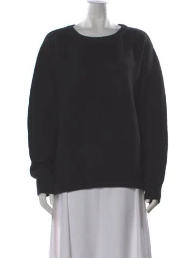 Pre-owned Dries Van Noten Wool Scoop Neck Sweater In Gray