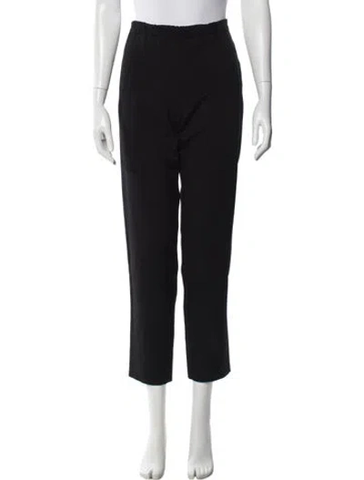 Pre-owned Dries Van Noten Wool Straight Leg Pants In Blue