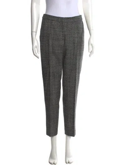 Pre-owned Dries Van Noten Wool Straight Leg Pants In Gray