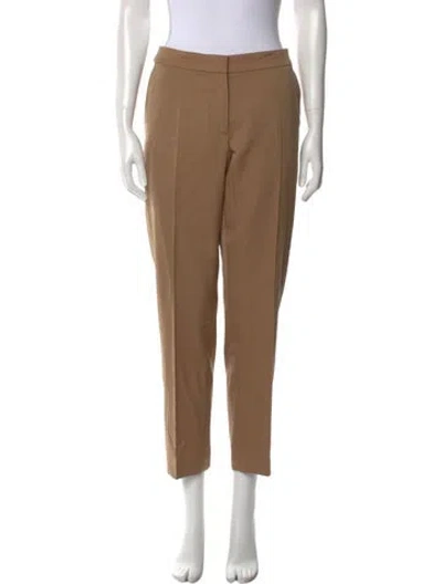 Pre-owned Dries Van Noten Wool Straight Leg Pants In Neutrals