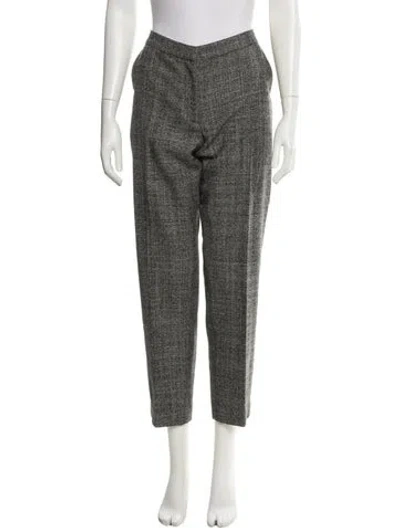 Pre-owned Dries Van Noten Wool Straight Leg Pants In White