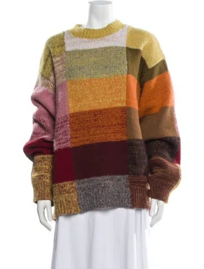 Pre-owned Dries Van Noten Wool Striped Sweater In Multi