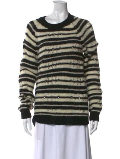 Pre-owned Dries Van Noten Wool Striped Sweater In Multi