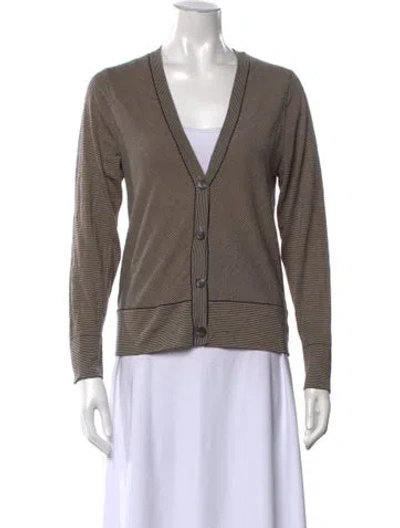 Pre-owned Dries Van Noten Wool Striped Sweater In Multicolor
