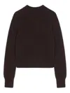 Dries Van Noten Wool Sweater In Brown